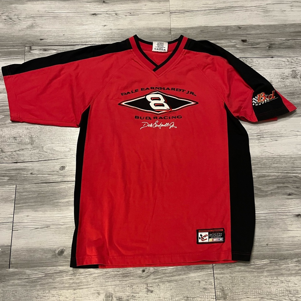 Vintage NASCAR Dale Earnhardt Jr Bud Racing Tee